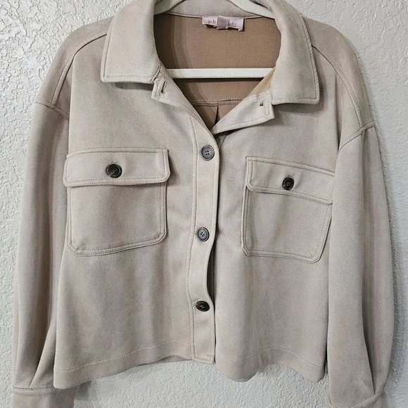 Philosophy Beige Shirt Jacket - Picture 5 of 5